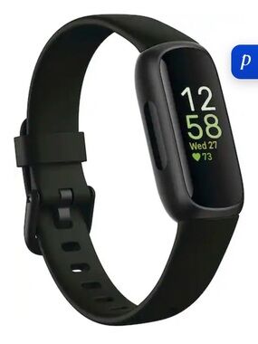 fitbit Inspire 3 Black Fitness Band with Digital Display
